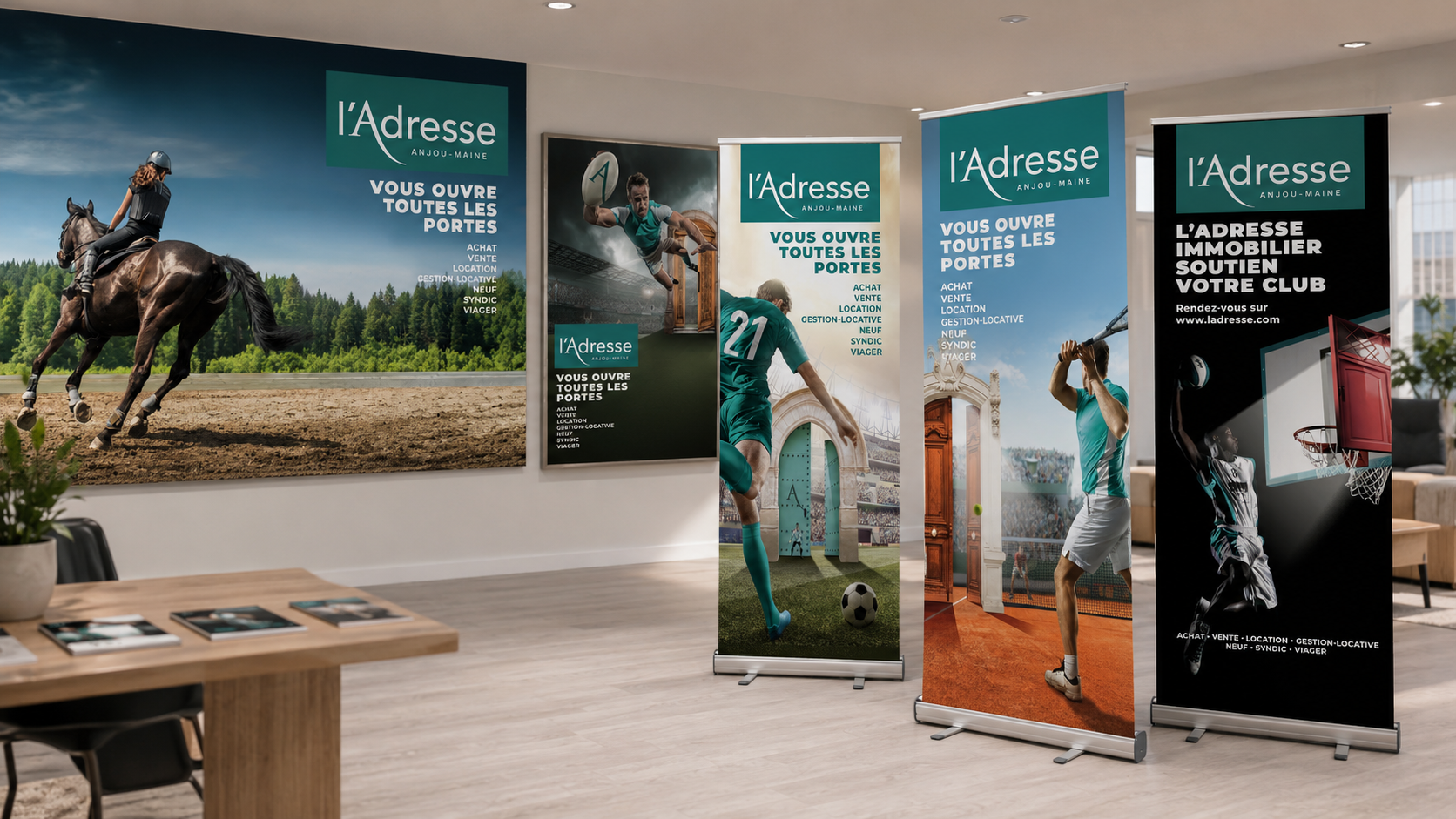kakémono l'adresse immobilier