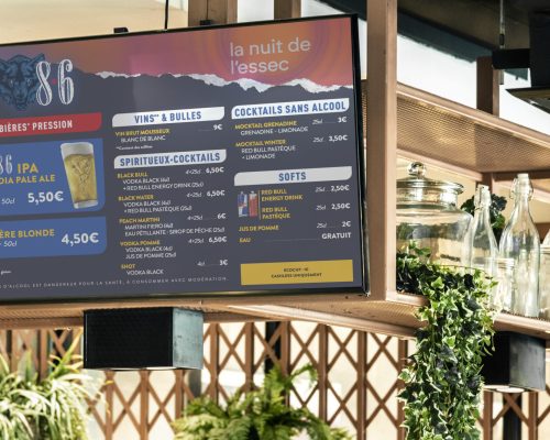 Carte buvette SWINKELS - La Nuit de l'ESSEC
